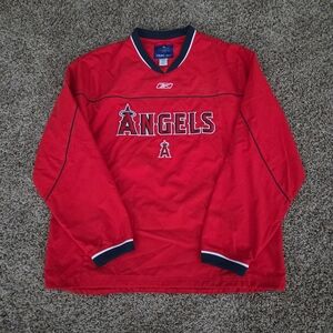 Vintage Anaheim Angels Reebok Windbreaker Pullover Size L